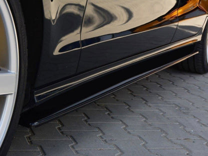 Maxton Design Side Skirts Diffusers Mercedes CLS C218 Amg-line (2011-2014) - Textured
