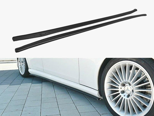 Maxton Design Side Skirts Diffusers Mercedes CLS C219 55AMG (2004-2006)