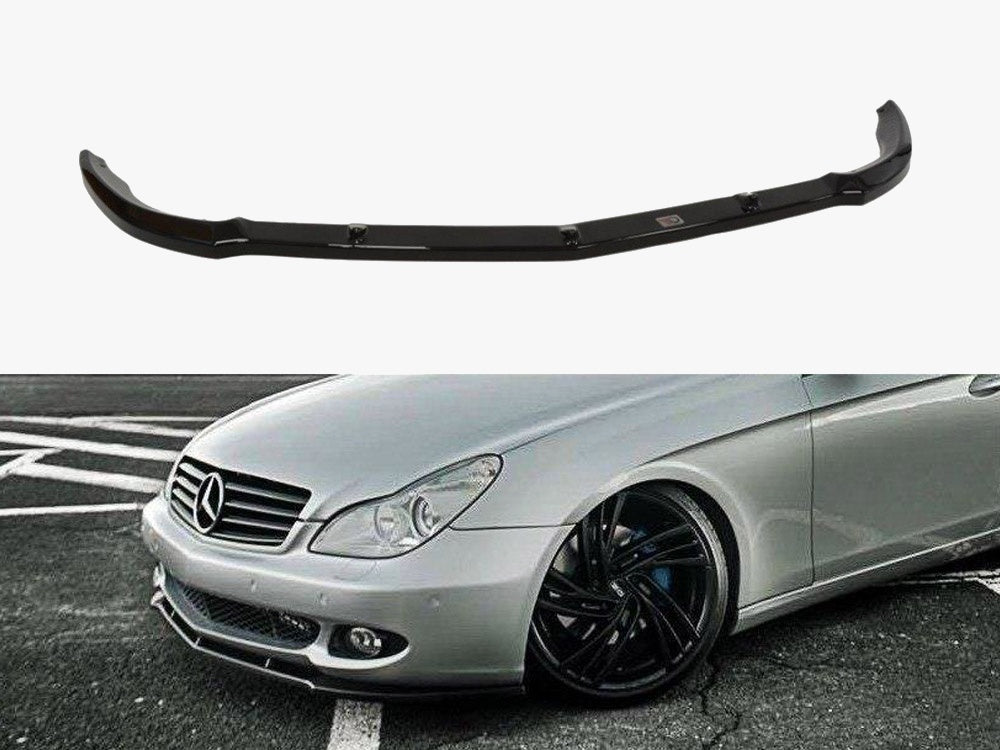 Maxton Design Front Splitter Mercedes CLS C219 Standard Bumper (2004-2008)