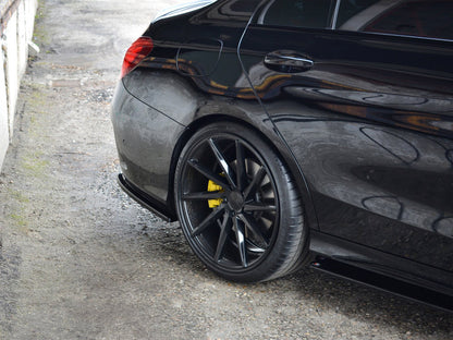 Maxton Design Rear Side Splitters Mercedes-AMG C 43 W205 - Carbon Look