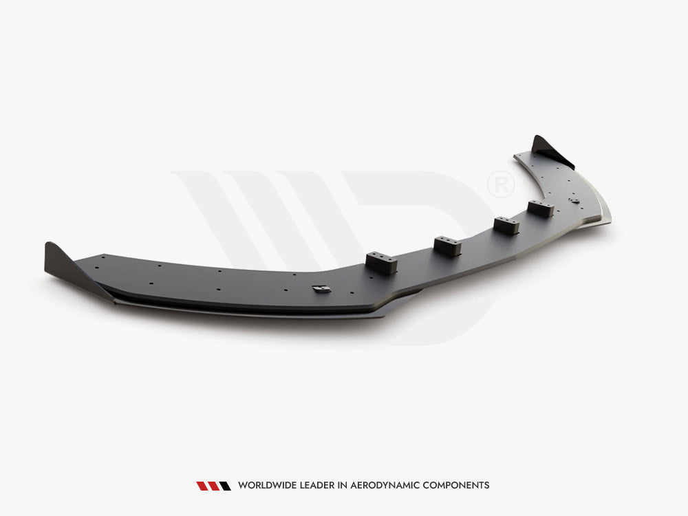 Maxton Design Street PRO Front Splitter + Flaps Mercedes - AMG C43 Coupe C205