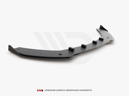 Maxton Design Street PRO Front Splitter + Flaps Mercedes - AMG C43 Coupe C205