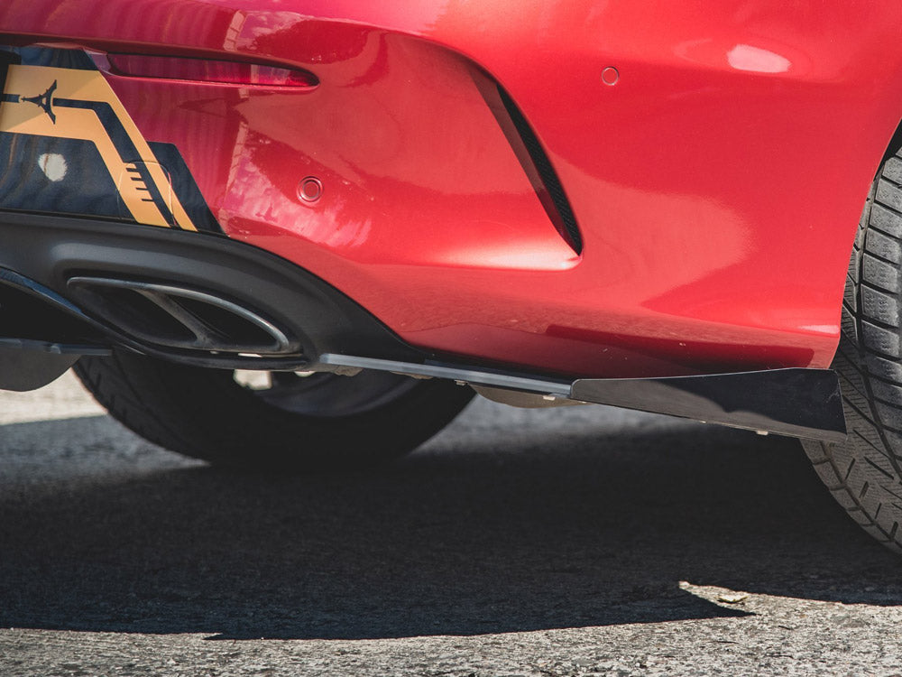 Maxton Design Street PRO Rear Side Splitters + Flaps Mercedes - AMG C43 Coupe C205