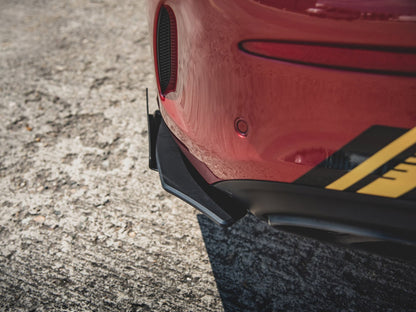 Maxton Design Street PRO Rear Side Splitters + Flaps Mercedes - AMG C43 Coupe C205