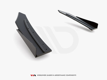 Maxton Design Street PRO Rear Side Splitters + Flaps Mercedes - AMG C43 Coupe C205