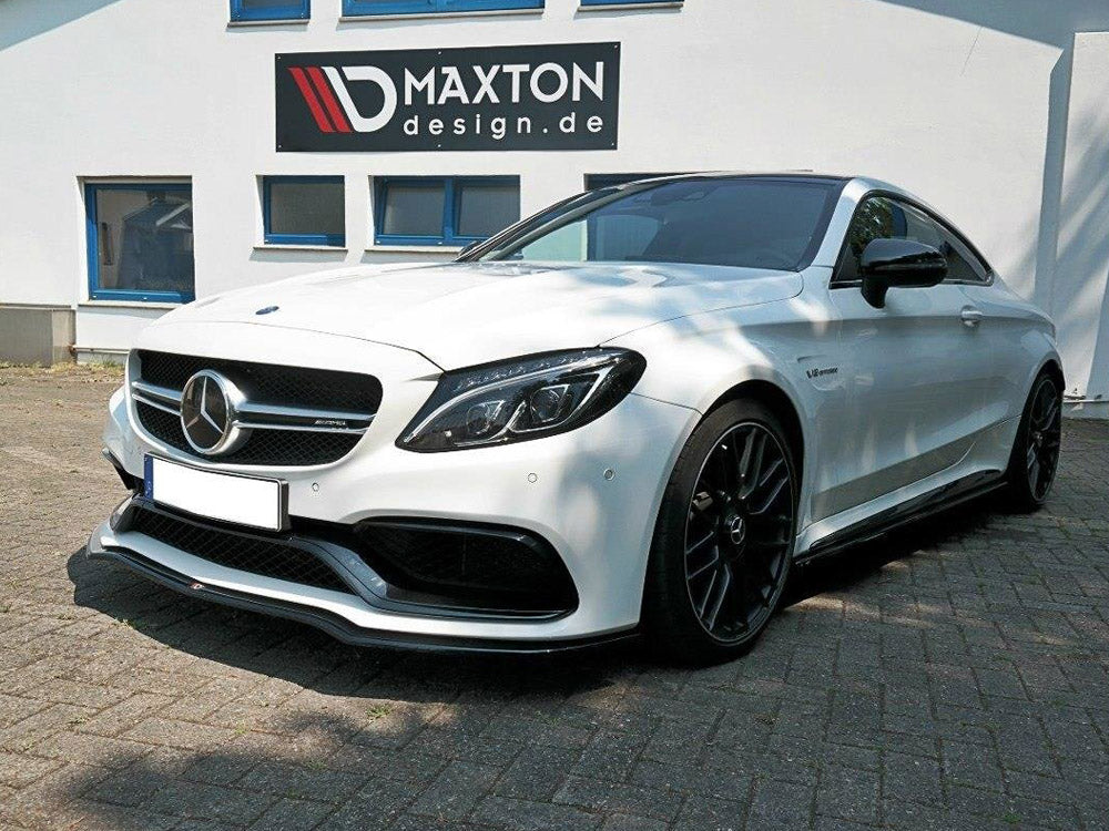 Maxton Design Front Splitter V.1 Mercedes C 205 63 AMG Coupe