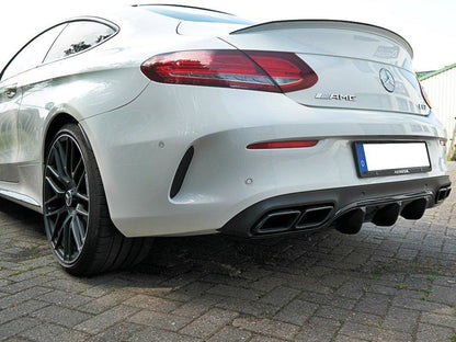 Maxton Design Rear Valance Mercedes C 205 63 AMG Coupe (2016-2018)