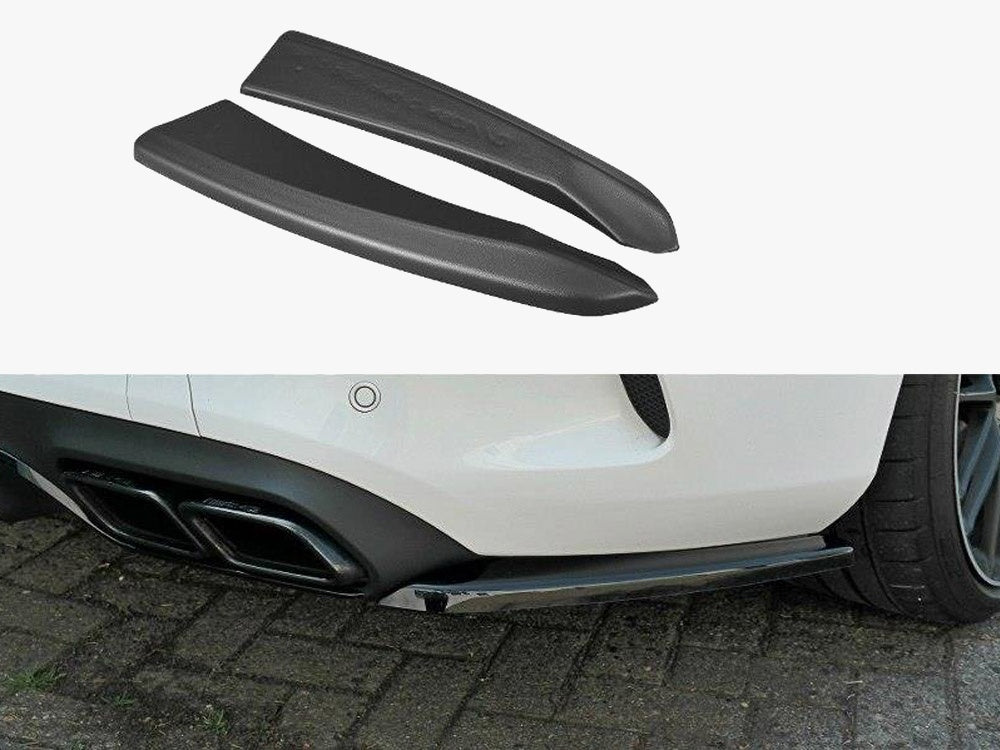 Maxton Design Rear Side Splitters Mercedes C 205 63 AMG Coupe (2016-2018)
