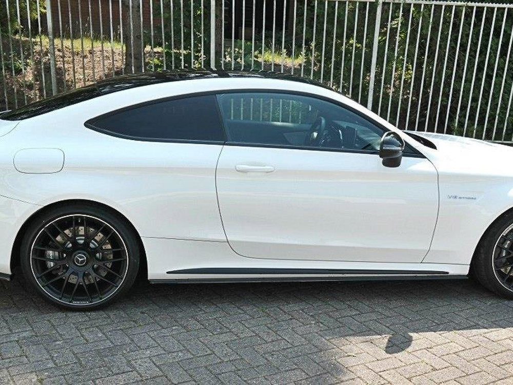 Maxton Design Side Skirts Splitters Mercedes C 205 63 AMG Coupe (2016-2018)