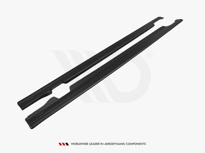 Maxton Design Side Skirts Splitters Mercedes C 205 63 AMG Coupe (2016-2018) - Textured