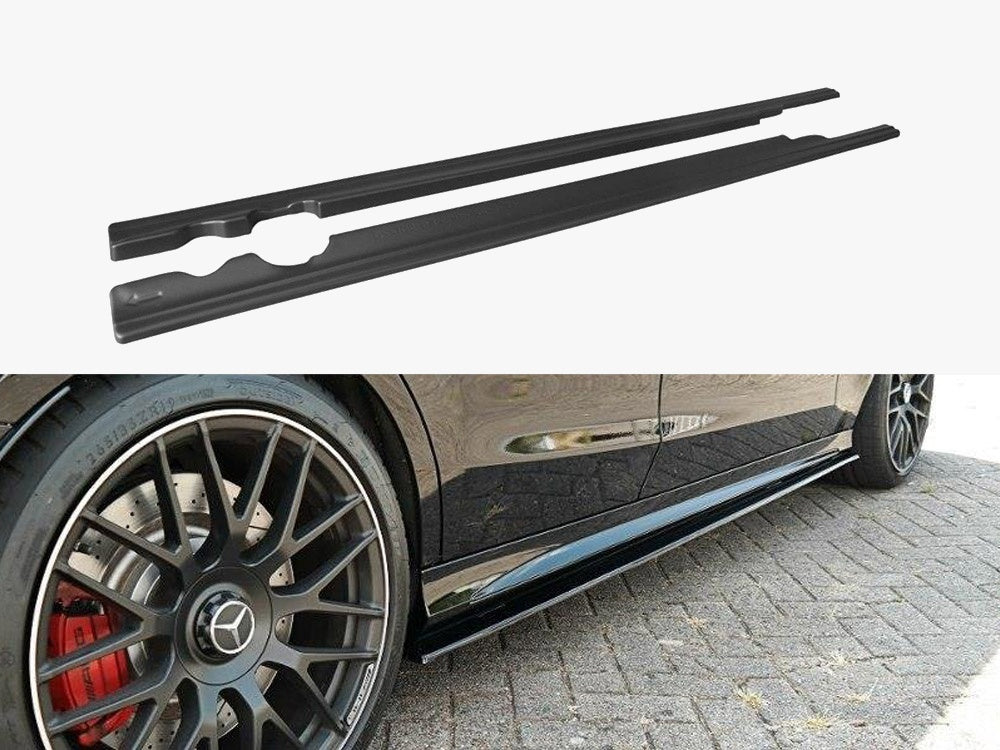 Maxton Design Side Skirts Diffusers V.1 Mercedes-AMG C63 Sedan / Estate W205 / S205