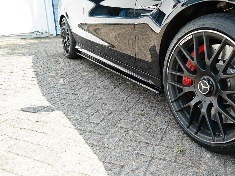 Maxton Design Side Skirts Diffusers V.1 Mercedes-AMG C63 Sedan / Estate W205 / S205