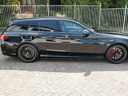 Maxton Design Side Skirts Diffusers V.1 Mercedes-AMG C63 Sedan / Estate W205 / S205