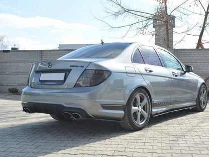 Maxton Design Rear Side Splitters Mercedes-Benz C Sedan / Estate AMG-Line W204 / S204