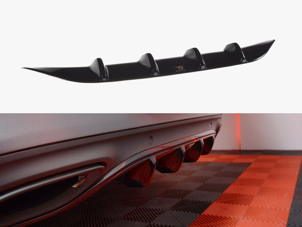 Maxton Design Rear Diffuser Mercedes C-Class W205 Coupe AMG-Line