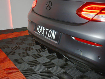 Maxton Design Rear Diffuser Mercedes C-Class W205 Coupe AMG-Line
