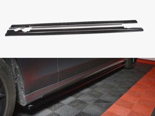 Maxton Design Side Skirts Splitters Mercedes C-class W205 Coupe Amg-line (2015-2018)