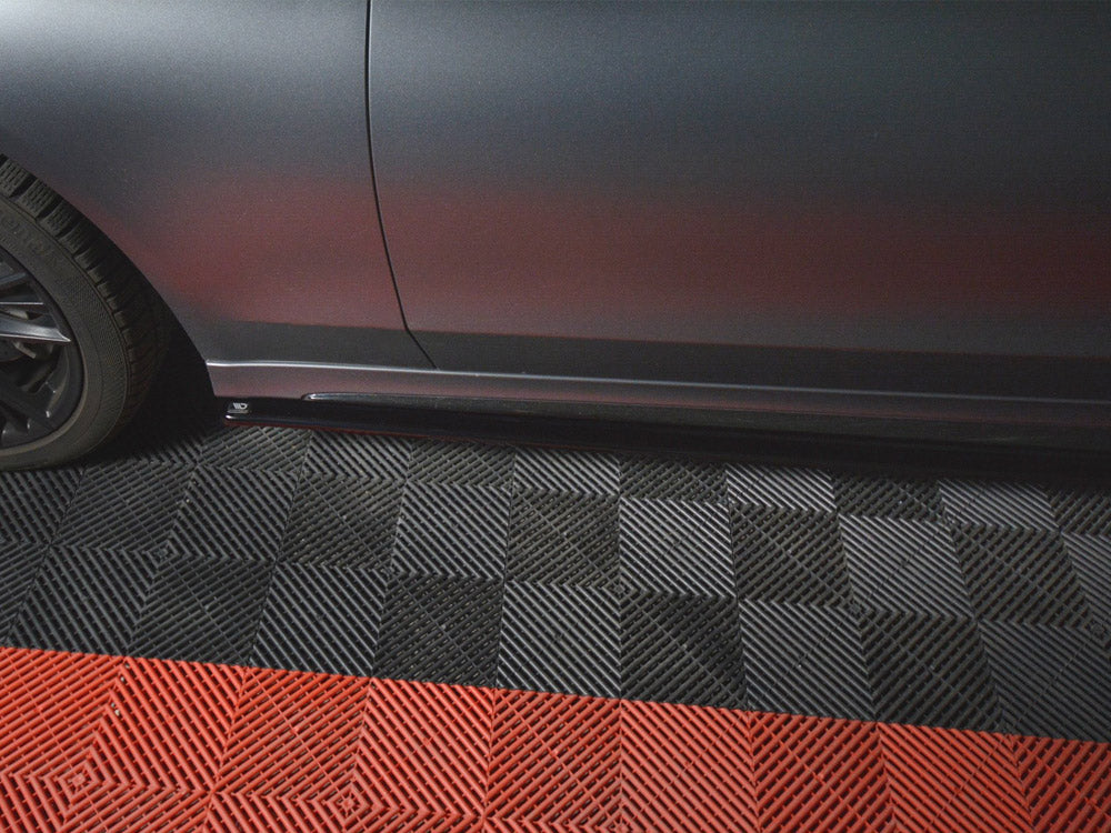 Maxton Design Side Skirts Splitters Mercedes C-class W205 Coupe Amg-line (2015-2018)