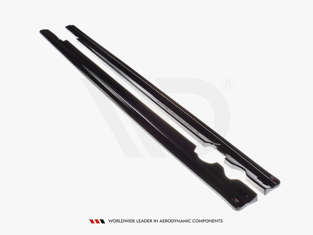 Maxton Design Side Skirts Splitters Mercedes C-class W205 Coupe Amg-line (2015-2018)