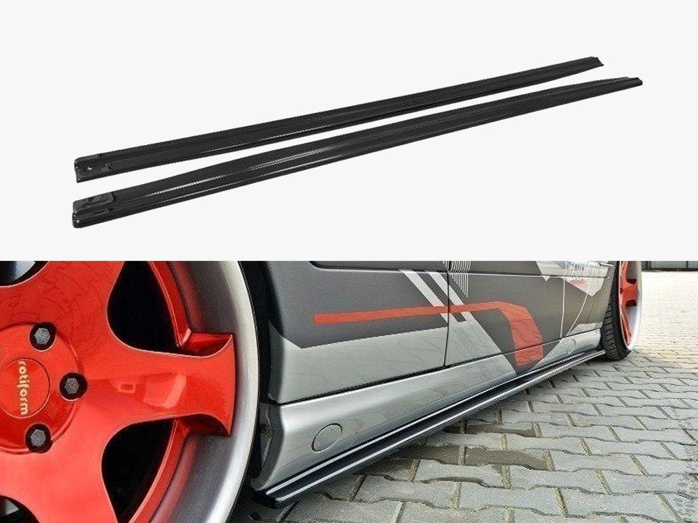 Maxton Design Side Skirts Diffusers Mercedes CL-Class C215 - Textured