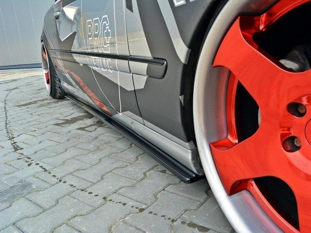 Maxton Design Side Skirts Diffusers Mercedes CL-Class C215 - Carbon Look