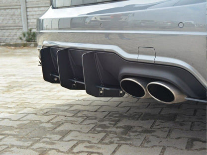 Maxton Design Rear Diffuser & Rear Side Splitters Mercedes-Benz C Sedan / Estate AMG-Line W204 / S204