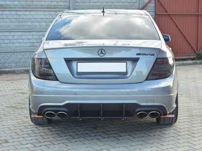 Maxton Design Rear Diffuser & Rear Side Splitters Mercedes-Benz C Sedan / Estate AMG-Line W204 / S204