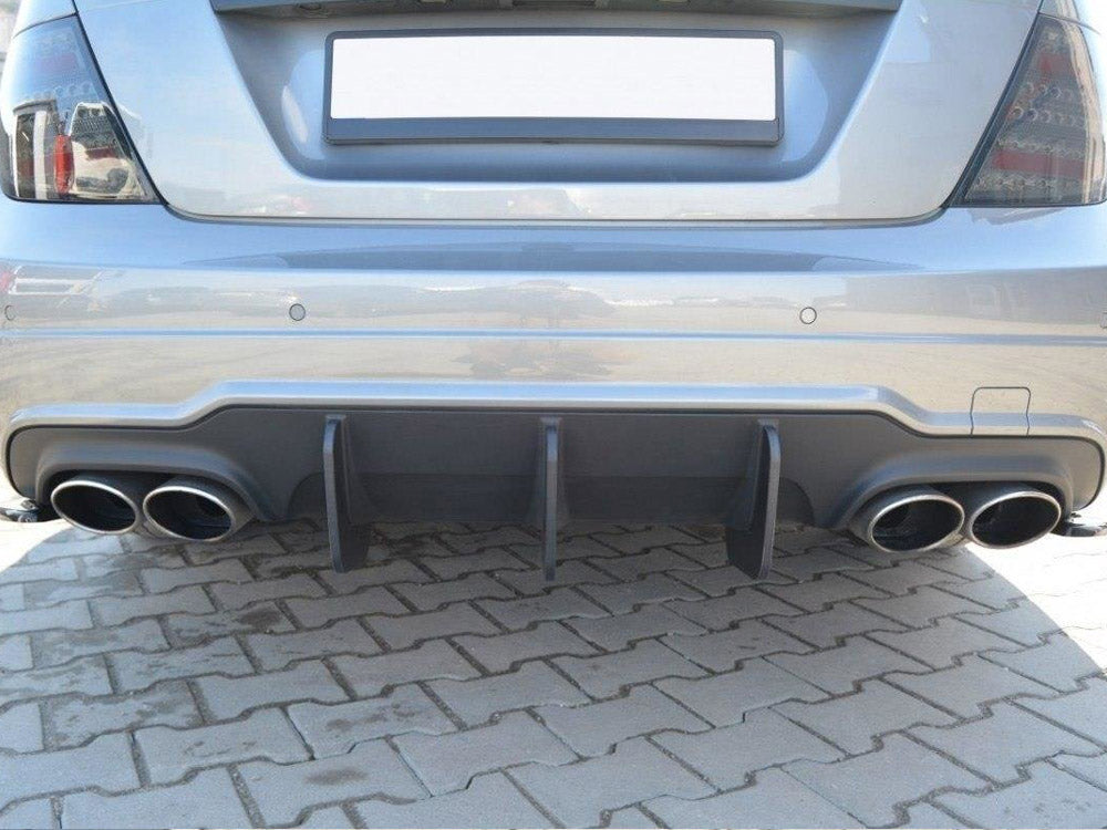 Maxton Design Rear Diffuser V.2 Mercedes C W204 Amg-line (Facelift) (2011-2014)