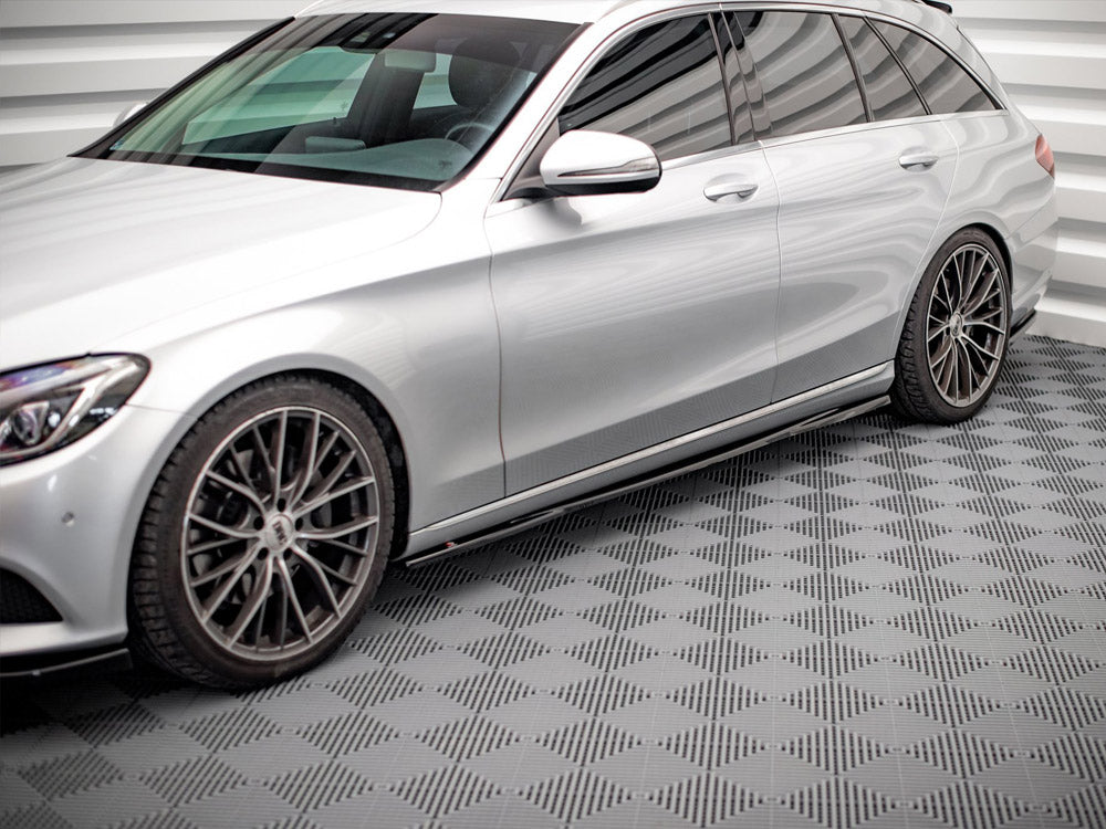 Maxton Design Side Skirts Diffusers Mercedes C W205 (2014-2018)