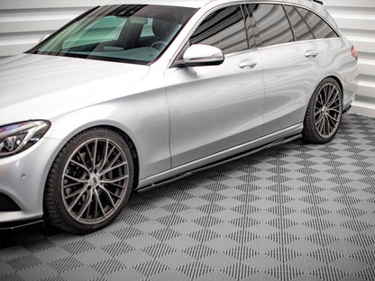 Maxton Design Side Skirts Diffusers Mercedes C W205 (2014-2018)