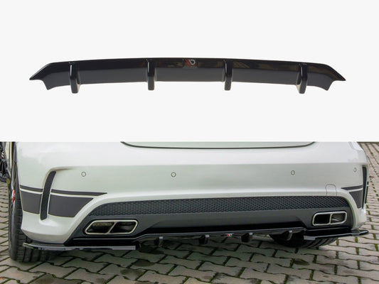 Maxton Design Rear Valance Mercedes A45 AMG W176 - Textured