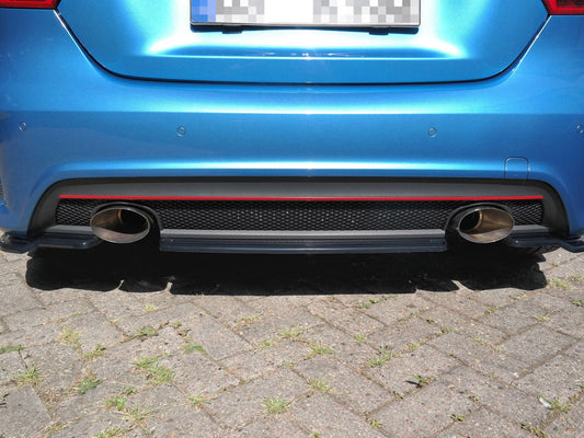 Maxton Design Rear Splitter Mercedes A-Class W176 AMG-Line Pre-Facelift - Textured