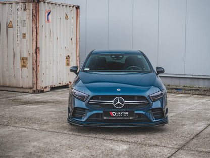 Maxton Design Front Splitter V.2 Mercedes A35 AMG AERO W177