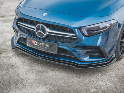 Maxton Design Front Splitter V.2 Mercedes A35 AMG AERO W177