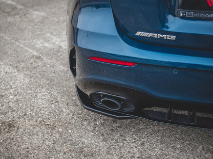 Maxton Design Rear Side Splitters Mercedes A35 AMG Hatchback W177 - Textured