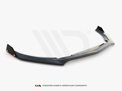 Maxton Design Front Splitter V.3 + Flaps Mercedes-AMG A 45 S Aero Pack W177