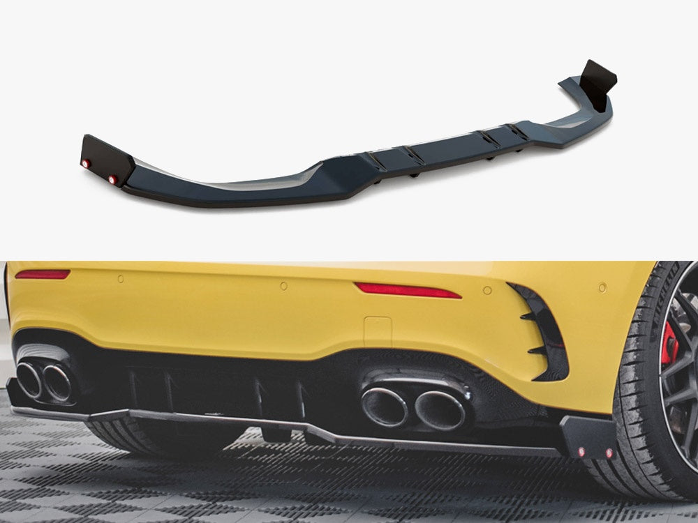 Maxton Design Rear Splitter + Flaps Mercedes-AMG A 45 S Aero Pack W177