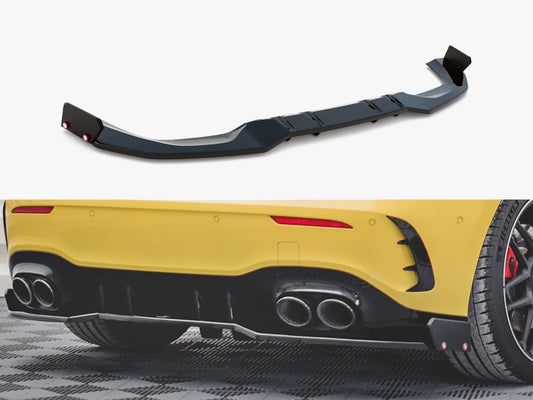 Maxton Design Rear Splitter + Flaps Mercedes-AMG A 45 S Aero Pack W177