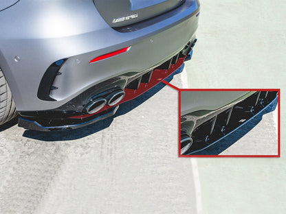 Maxton Design Rear Splitter + Flaps Mercedes-AMG A 45 S Aero Pack W177