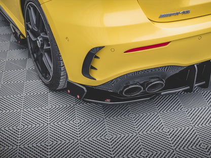 Maxton Design Rear Side Splitters V.2 + Flaps Mercedes AMG A 45 S Aero Pack W177