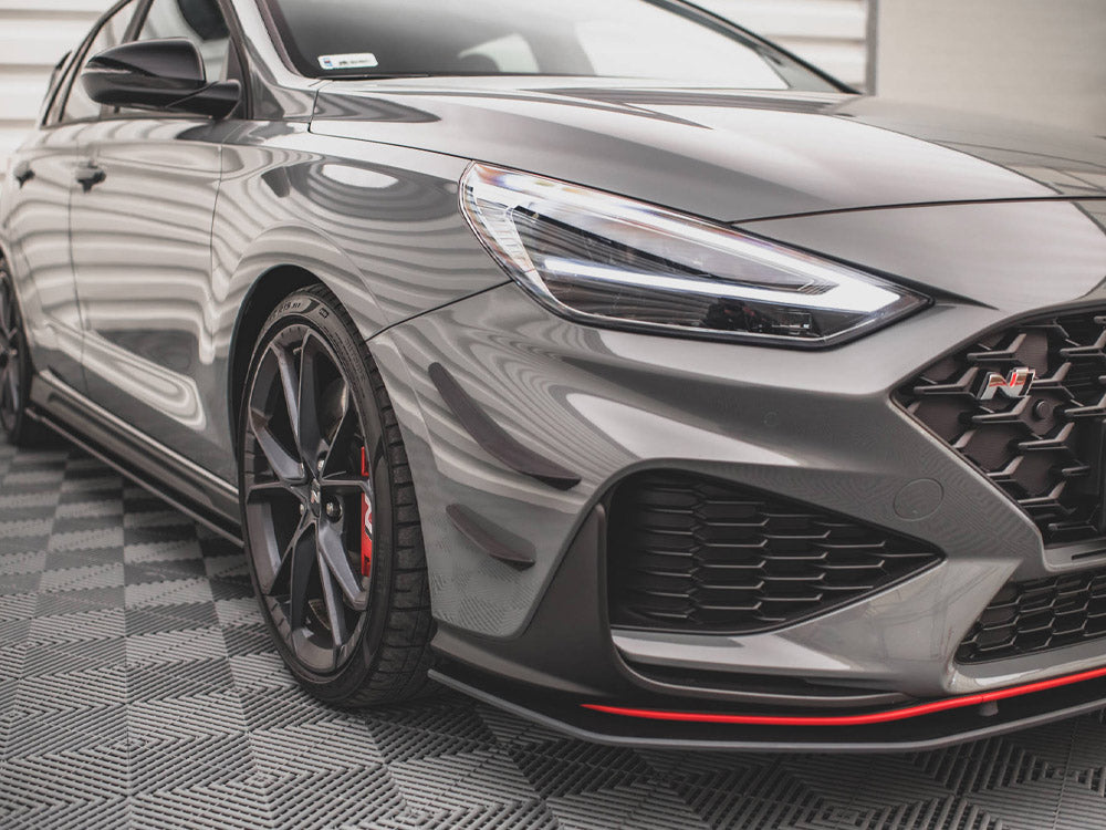 Maxton Design Front Bumper Wings (Canards) Hyundai I30 N / I30 N-Line Hatchback / Fastback Mk3 Facelift