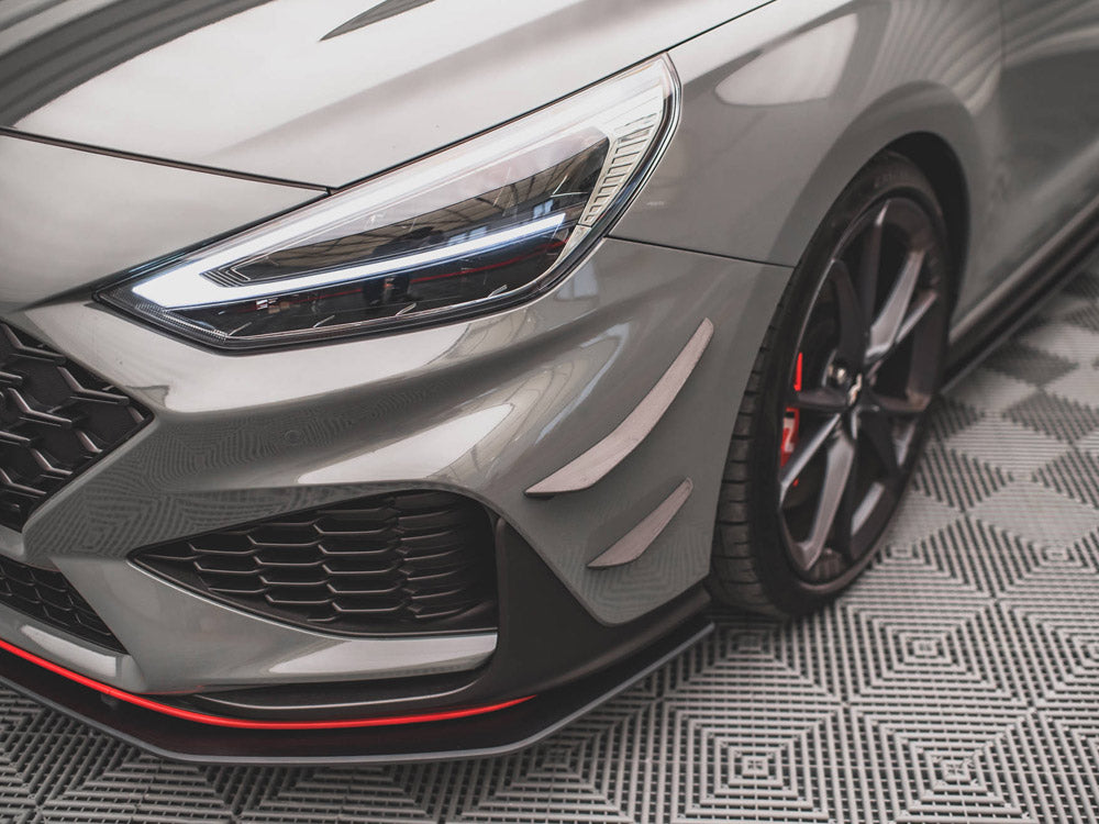 Maxton Design Front Bumper Wings (Canards) Hyundai I30 N / I30 N-Line Hatchback / Fastback Mk3 Facelift