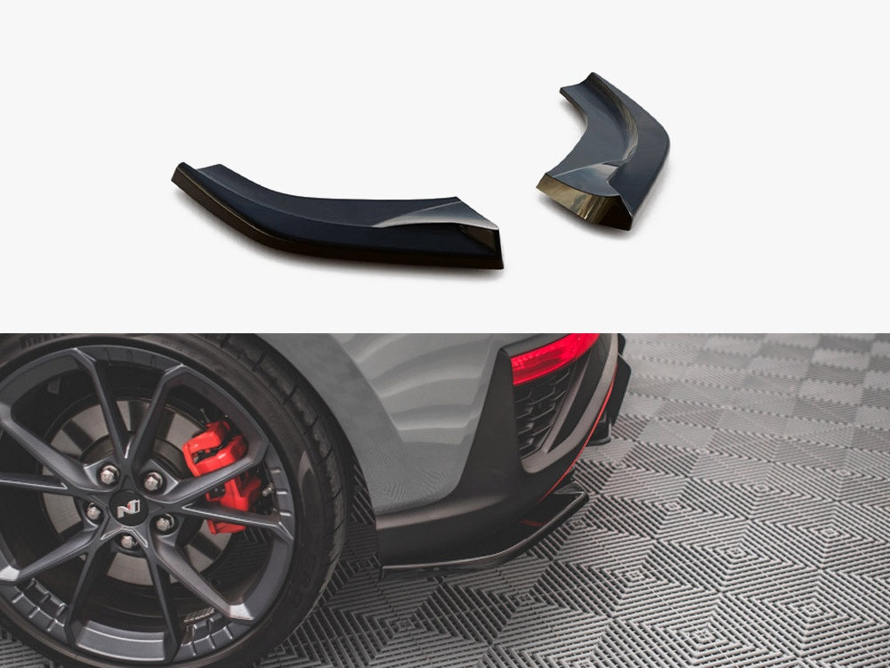Maxton Design Rear Side Splitters V.2 Hyundai I30 N Hatchback MK3 Facelift (2020-)