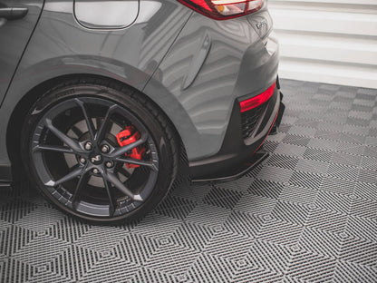 Maxton Design Rear Side Splitters V.2 Hyundai I30 N Hatchback MK3 Facelift (2020-)