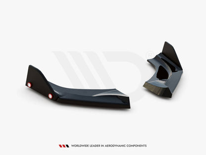 Maxton Design Rear Side Splitters V.1 + Flaps Hyundai I30 N Hatchback Mk3 Facelift