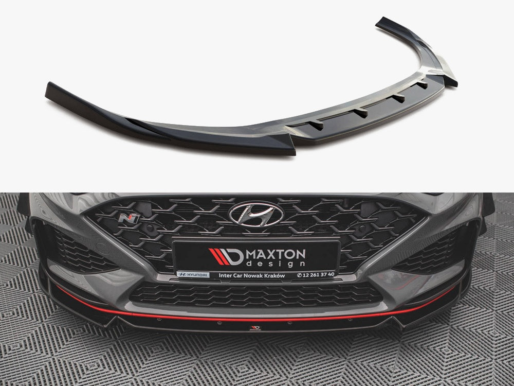 Maxton Design Front Splitter V.2 Hyundai I30 N / I30 N-Line Hatchback / Fastback Mk3 Facelift