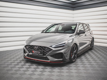 Maxton Design Front Splitter V.2 Hyundai I30 N / I30 N-Line Hatchback / Fastback Mk3 Facelift