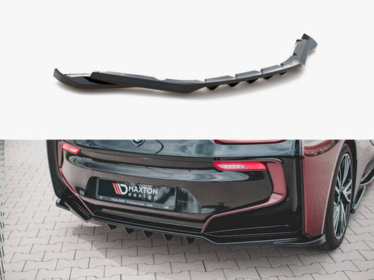 Maxton Design Central Rear Splitter (Vertical Bars) BMW i8