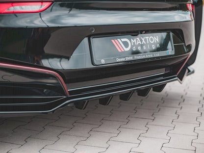 Maxton Design Central Rear Splitter (Vertical Bars) BMW i8