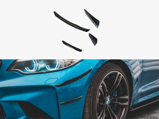 Maxton Design Front Bumper Wings (Canards) BMW M2 F87